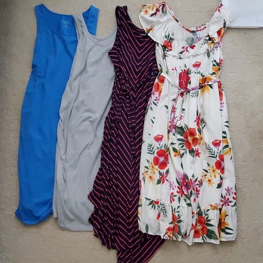 4 maternity dresses